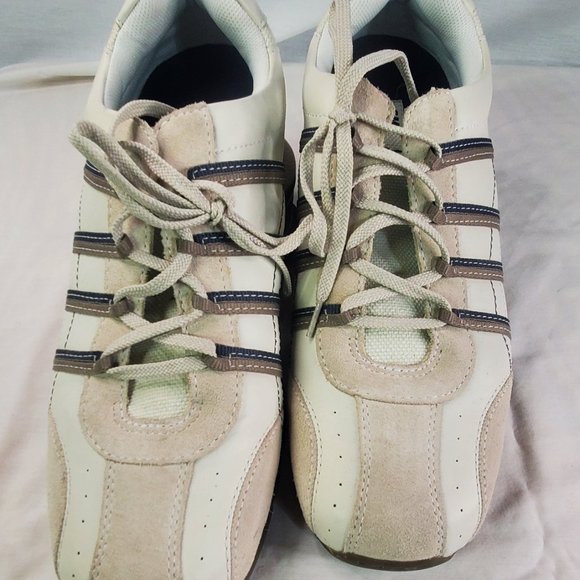 Men's Sketchers Comfort Slip White Sneakers Size 13 - Picture 2 of 6